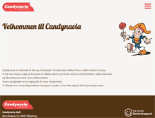 Tablet Screenshot of candynavia.dk